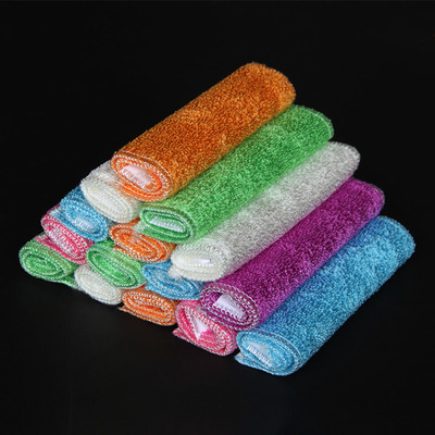 廠家直銷竹纖維洗碗布 不沾油、厚實耐用，批發首選